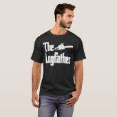 ザローファーログチェーンソーのロガーLumberjack Tシャツ (正面フル)