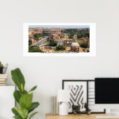 ザローマンコロッセウムパノラマ ポスター (ホームオフィス)