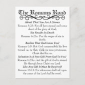 ザローマ人ロードシンナー祈りの言葉 ポストカード (正面)