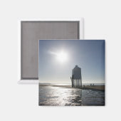 ザローライトハウス、バーナム・オン・シー、サマセット、イギリス マグネット (正面/裏面)