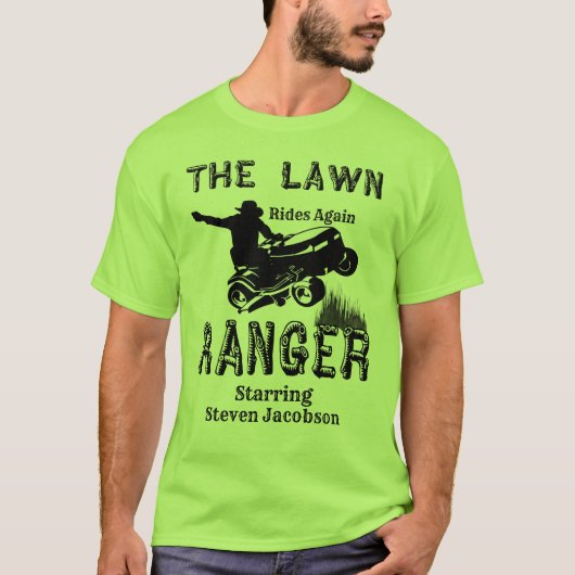 ザローンレンジャー名前をカスタムする Tシャツ (正面)