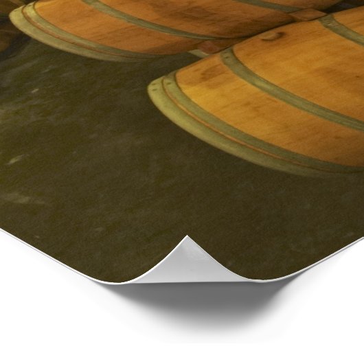 ザワイナリー、バレルエイジングセラー – シャトーバロン ポスター (角)