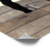 ザワイルドウェストカスタム文字 ポスター (角)