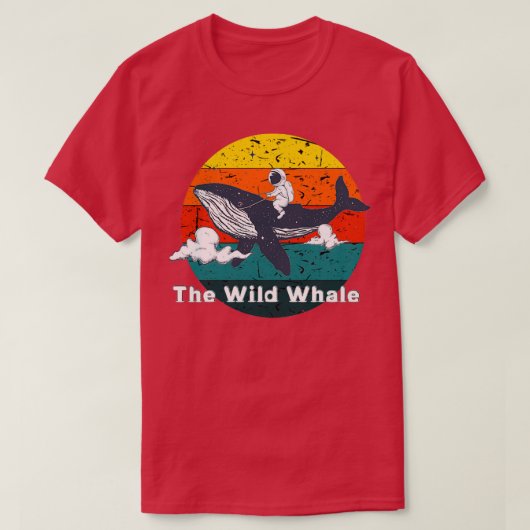 ザワイルドクジラ Tシャツ (デザイン正面)