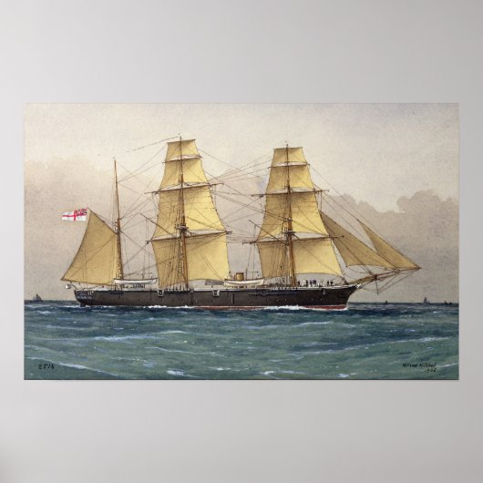 ザワイルドスワン， 1906 ポスター (正面)