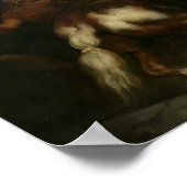 ザワイルドホースレースアットローマ, c.1817 ポスター (角)