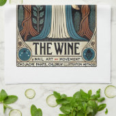 ザワインタロットカード キッチンタオル (折り畳み)