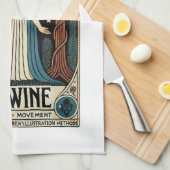 ザワインタロットカード キッチンタオル (四つ折り)