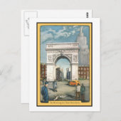 ザワシントンアーチ(ニューヨーク) ポストカード (正面/裏面)