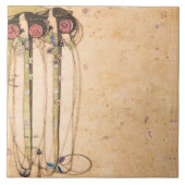 ザワセイルマッキントッシュアールデコウォールデコール3/3 タイル (正面)