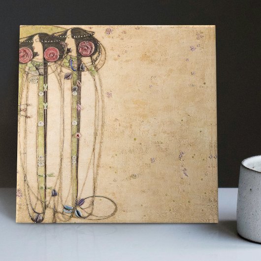 ザワセイルマッキントッシュアールデコウォールデコール3/3 タイル