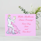 ザワルツダンサーズグラフィックデザイン 招待状 (スタンド正面)