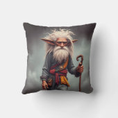 ザワンダリング小妖精や小人ウィザード クッション (裏面)