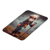 ザワンダリング小妖精や小人ウィザード マグネット (左側)