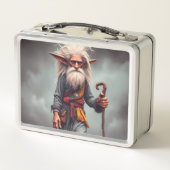 ザワンダリング小妖精や小人ウィザード メタルランチボックス (裏面)