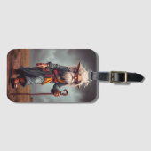 ザワンダリング小妖精や小人ウィザード ラゲッジタグ (正面横)