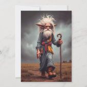 ザワンダリング小妖精や小人ウィザード 招待状 (裏面)