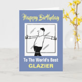 ザワードズグラジェ最高のーハッピーバースデー カード (黄色い花)