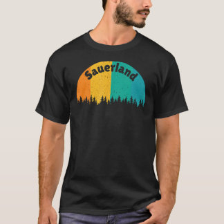 ザワーランドドイツザワーランダードイツハイキング8 Tシャツ