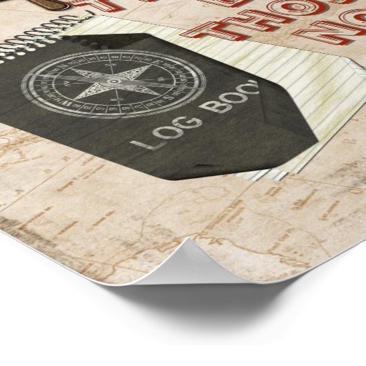 ザワールドは本である – 引用文サンオーガスティンプリント ポスター (角)