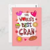 ザワールドズグラ最高のン ポストカード (正面/裏面)