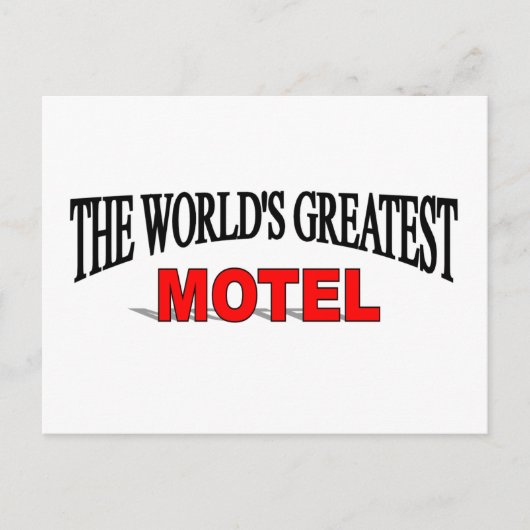 ザワールドズグレイテストモーテル ポストカード (正面)