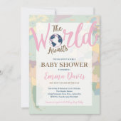 ザワールドワアウェイズベビーシャワー招待状 招待状 (正面)