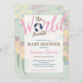 ザワールドワアウェイズベビーシャワー招待状 招待状 (正面/裏面)