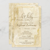 ザワールドワアウェイズベビーシャワー招待状 案内状 (正面/裏面)