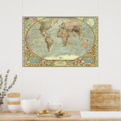 ザワールド – 装飾的 ポスター (キッチン)