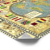 ザワールド – 装飾的 ポスター (角)