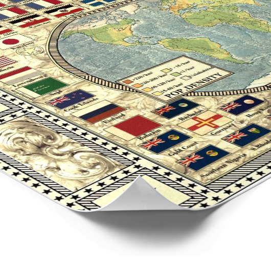 ザワールド – 1914 ポスター (角)