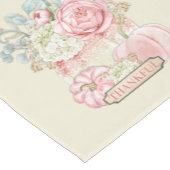 ザンクシビングパンプキンズオータム秋ピンクアイボリーセージ  ショートテーブルランナー (コーナー)