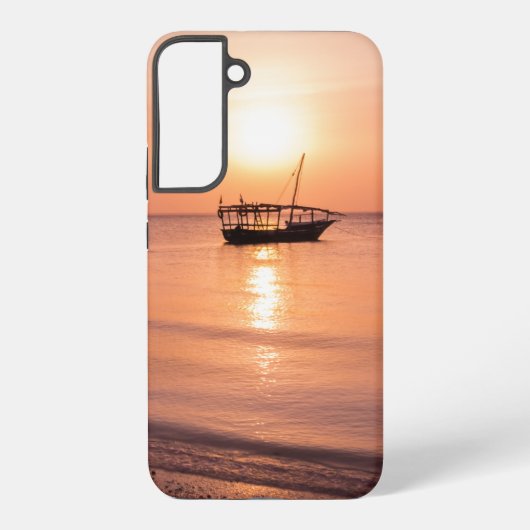 ザンジバルのサンセット SAMSUNG GALAXYケース (裏面)