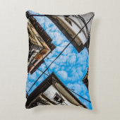 ザンジバルのストーンタウン上空 アクセントクッション (裏面(縦))