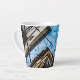 ザンジバルのストーンタウン上空 カフェラテマグ