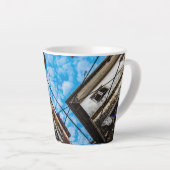 ザンジバルのストーンタウン上空 カフェラテマグ (右アングル)