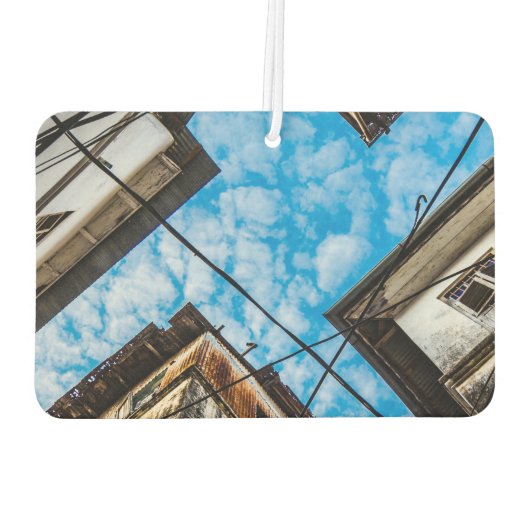 ザンジバルのストーンタウン上空 カーエアーフレッシュナー (裏面)