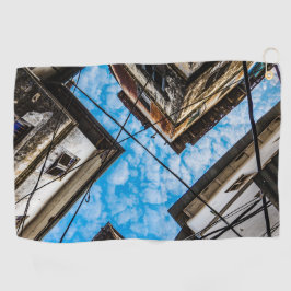 ザンジバルのストーンタウン上空 ゴルフタオル