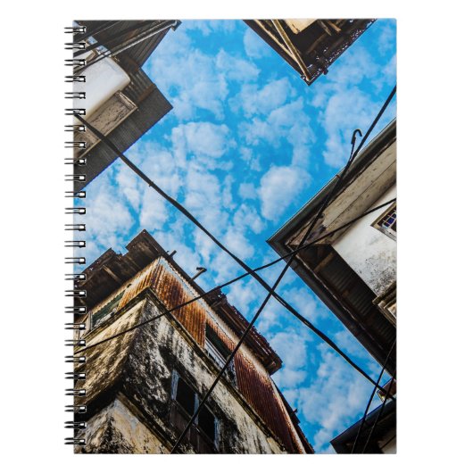 ザンジバルのストーンタウン上空 ノートブック (正面)