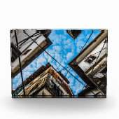 ザンジバルのストーンタウン上空 フォトブロック (正面)