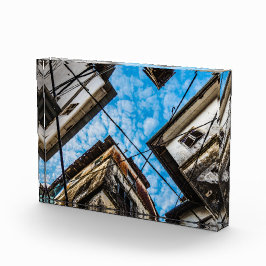 ザンジバルのストーンタウン上空 フォトブロック