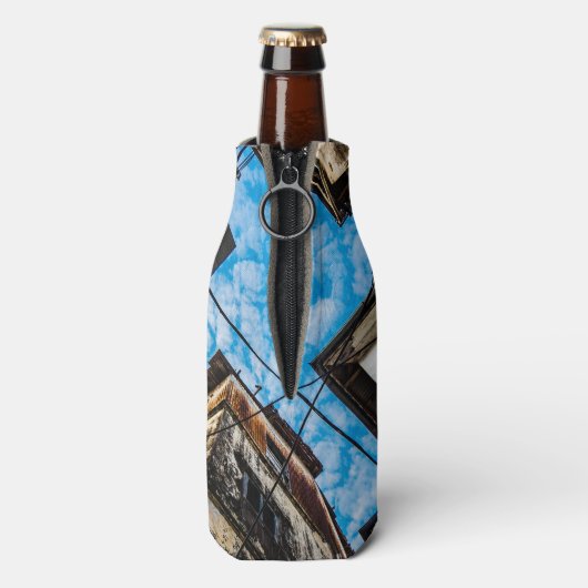 ザンジバルのストーンタウン上空 ボトルクーラー (ボトル裏面)