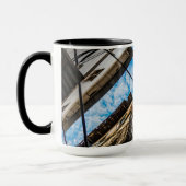 ザンジバルのストーンタウン上空 マグカップ (左)