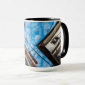 ザンジバルのストーンタウン上空 マグカップ (正面右)