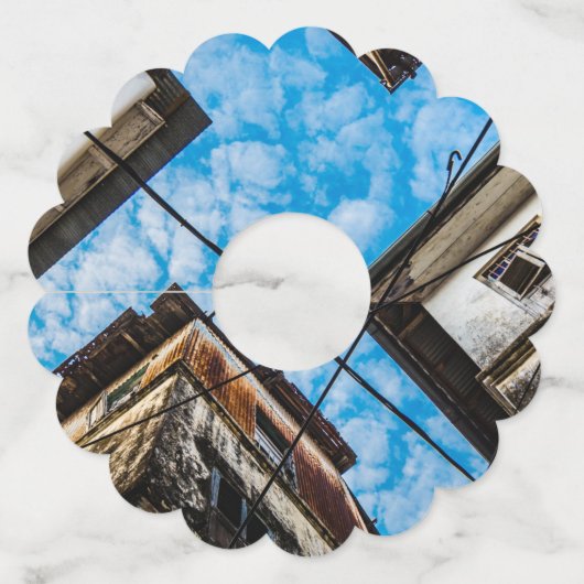 ザンジバルのストーンタウン上空 ワイングラスタグ (裏面)