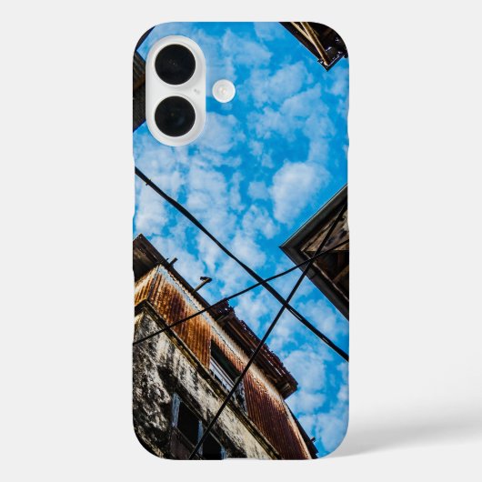 ザンジバルのストーンタウン上空 Case-Mate iPhoneケース (裏面)