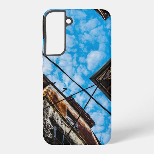 ザンジバルのストーンタウン上空 SAMSUNG GALAXYケース (裏面)