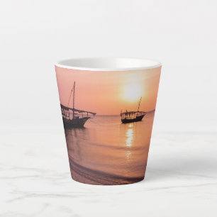 ザンジバルの夕日 カフェラテマグ