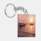 ザンジバルの夕日 キーホルダー (正面左)